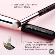 Perfect Professional Makeup Brushes Set 25pcs Natural-Synthetic Foundation Powder Eyeshadow Make up Brush Blushes Black T175-Health Wisdom™