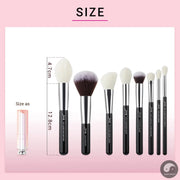 Perfect Professional Makeup Brushes Set 25pcs Natural-Synthetic Foundation Powder Eyeshadow Make up Brush Blushes Black T175-Health Wisdom™