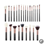Perfect Professional Makeup Brushes Set 25pcs Natural-Synthetic Foundation Powder Eyeshadow Make up Brush Blushes Black T175-Health Wisdom™