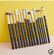 Perfect Professional Makeup Brushes Set 25pcs Natural-Synthetic Foundation Powder Eyeshadow Make up Brush Blushes Black T175-Health Wisdom™