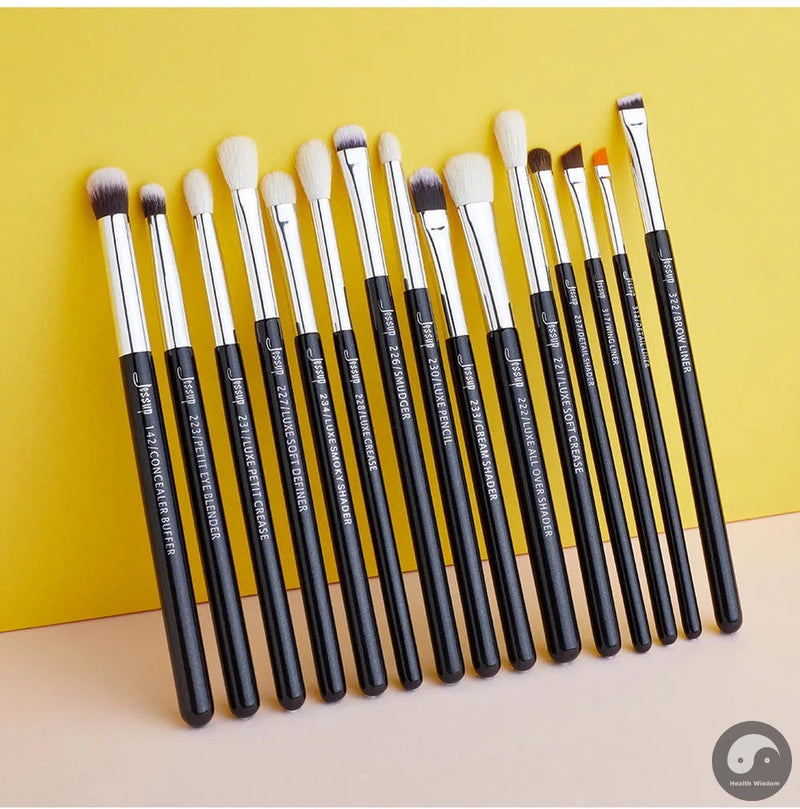 Perfect Professional Makeup Brushes Set 25pcs Natural-Synthetic Foundation Powder Eyeshadow Make up Brush Blushes Black T175-Health Wisdom™