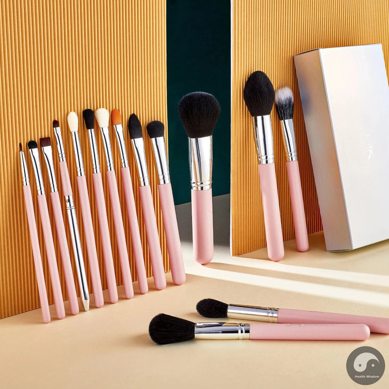 Perfect Professional Makeup Brushes Set Powder Foundation Eyeshadow Eyeliner Lip Brush Tool Kit Make Up Cosmetic Tools,15pcs T094-Health Wisdom™