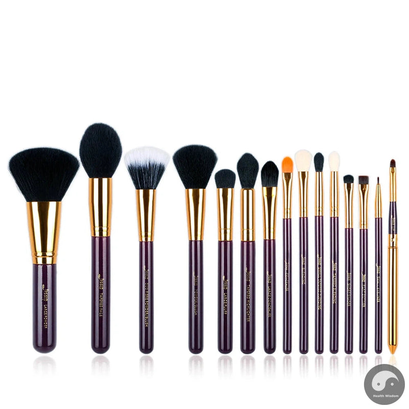 Perfect Professional Makeup Brushes Set Powder Foundation Eyeshadow Eyeliner Lip Brush Tool Kit Make Up Cosmetic Tools,15pcs T094-Health Wisdom™