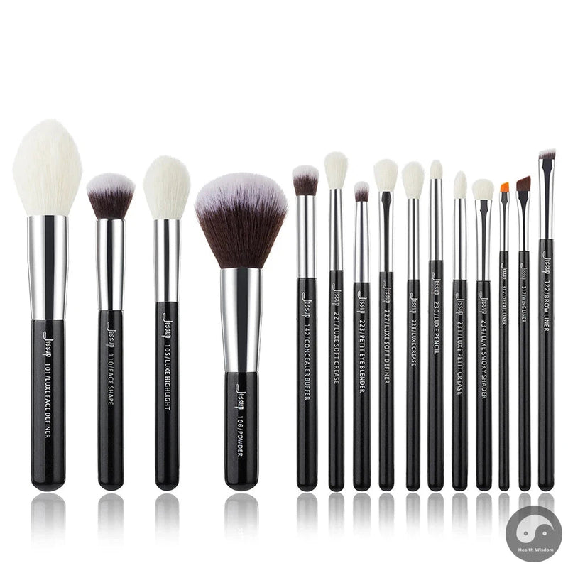 Perfect Professional Makeup Brushes Set natural-synthetic hair Make up Brush Tool kit Foundation Powder Pencil-Health Wisdom™