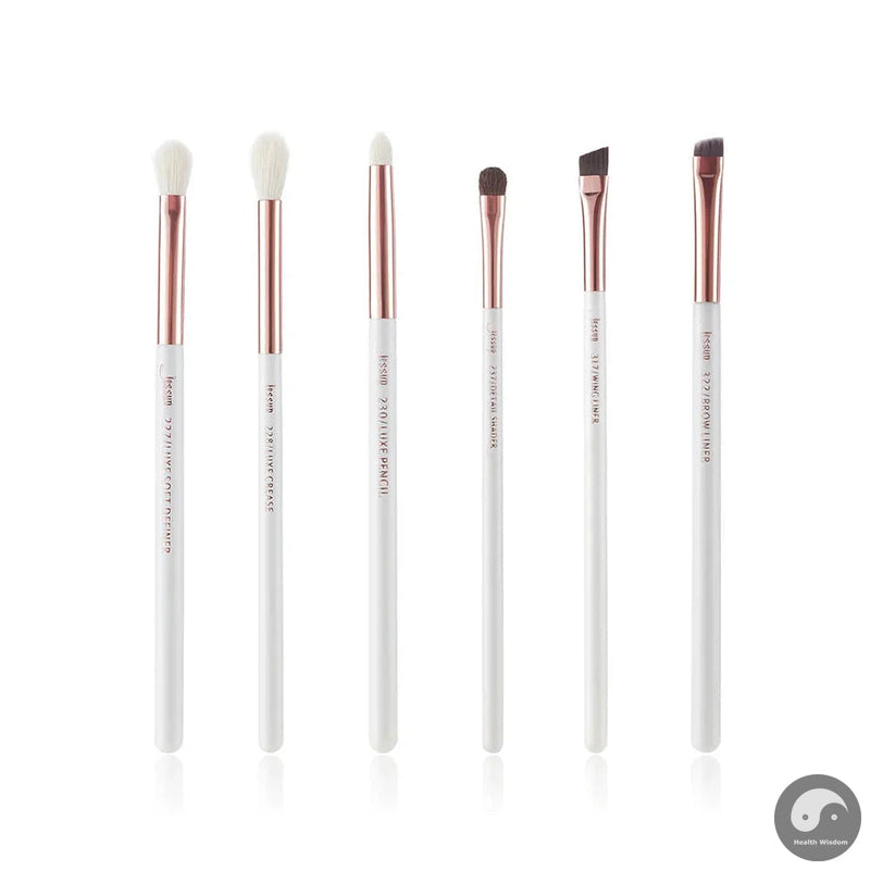 Perfect Professional Makeup brushes set ,6- 25pcs Makeup brush Natural Synthetic Foundation Powder Highlighter Pearl White T215-Health Wisdom™