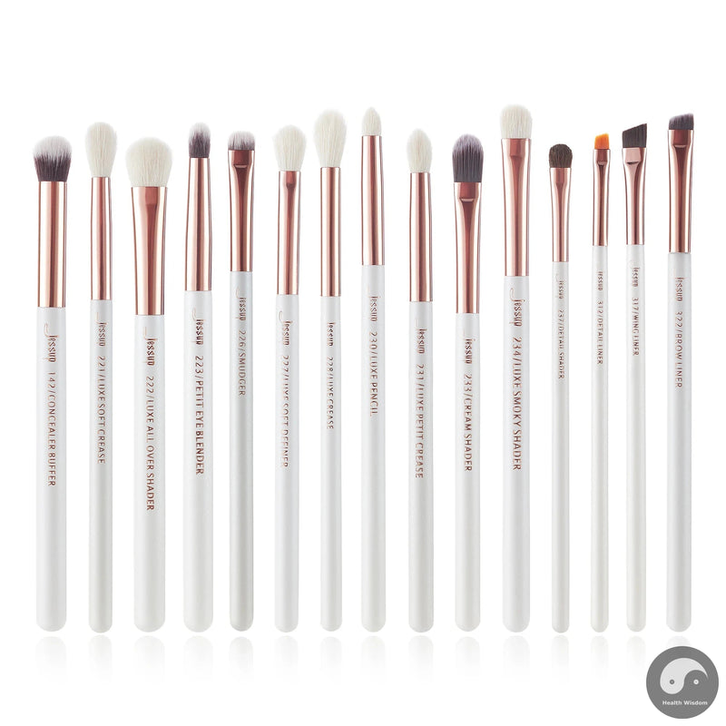 Perfect Professional Makeup brushes set ,6- 25pcs Makeup brush Natural Synthetic Foundation Powder Highlighter Pearl White T215-Health Wisdom™