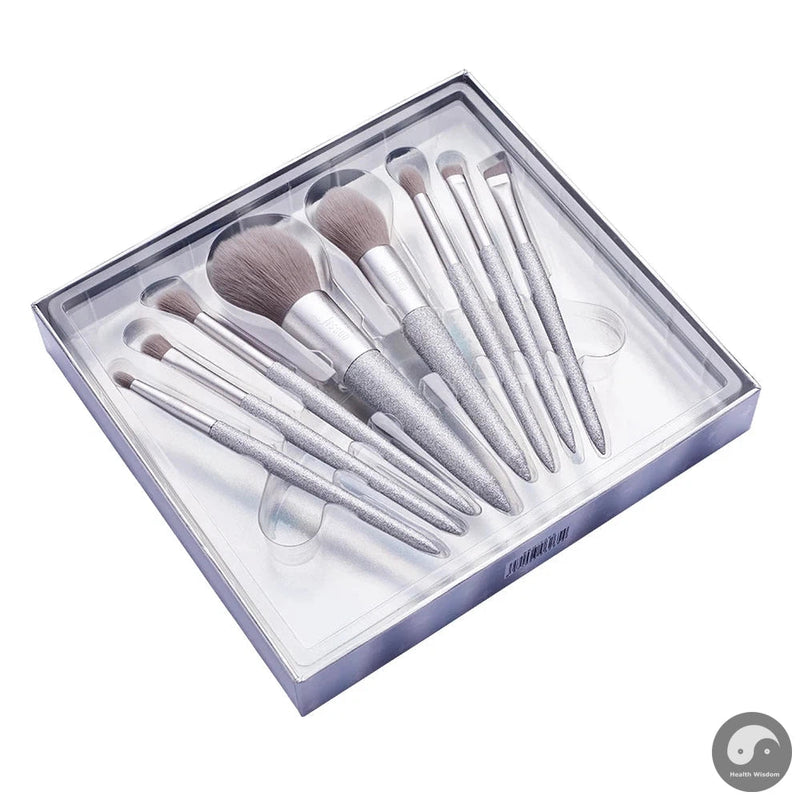 Perfect brush 8pcs makeup brush Powder Blusher Eyeshadow Foundation brush Synthetic hair Gift box Shining Party-Health Wisdom™