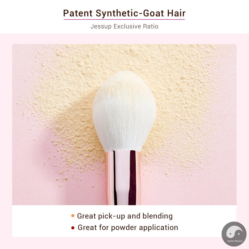 Perfect brushes 15pcs Professional Makeup Brushes Set Foundation Powder Make up brush Pencil natural-synthetic hair Rose Gold-Health Wisdom™