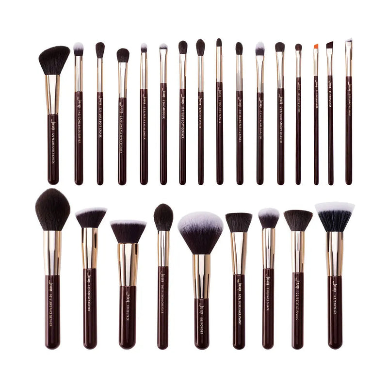 Perfect brushes 25pcs Professional Makeup Brushes Set Foundation Powder Blushes Precision Eyeshadow Eyeliner Eyebrow Rose-carmin-Health Wisdom™