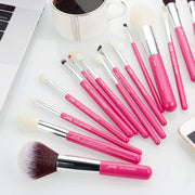 Perfect brushes 25pcs Professional Makeup Brushes Set Foundation Powder Blushes Precision Eyeshadow Eyeliner Eyebrow Rose-carmin-Health Wisdom™