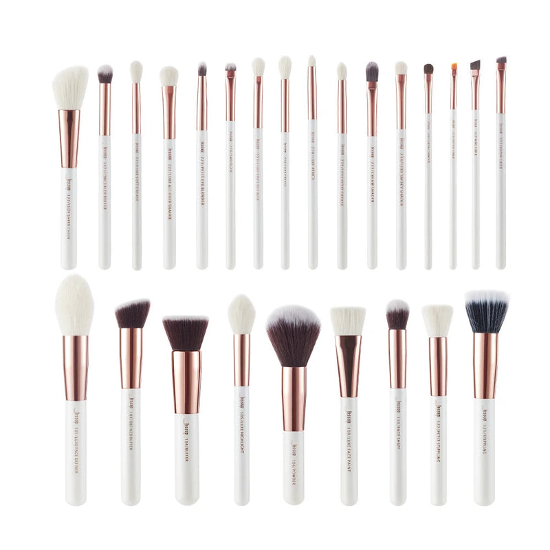 Perfect brushes 25pcs Professional Makeup Brushes Set Foundation Powder Blushes Precision Eyeshadow Eyeliner Eyebrow Rose-carmin-Health Wisdom™