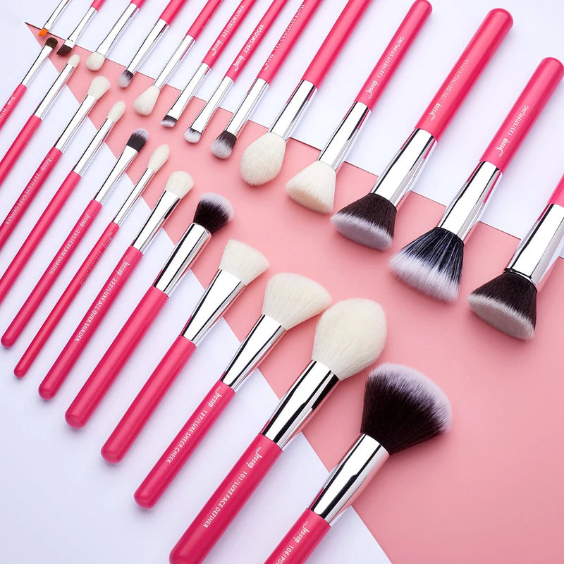 Perfect brushes 25pcs Professional Makeup Brushes Set Foundation Powder Blushes Precision Eyeshadow Eyeliner Eyebrow Rose-carmin-Health Wisdom™