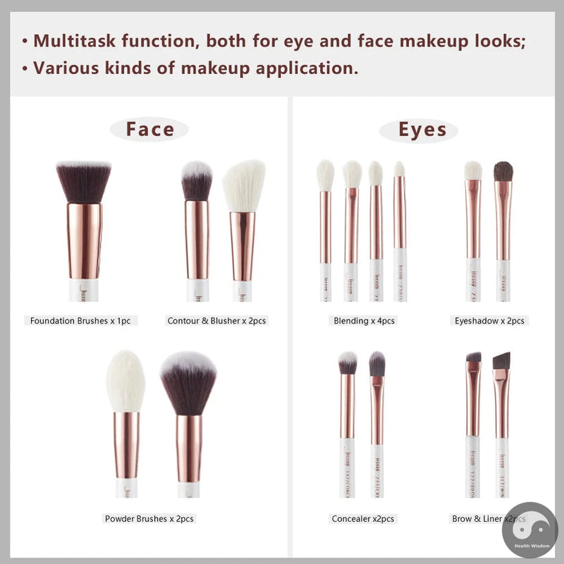 Perfect brushes Professional Makeup Brushes Set Make up Brush Tool Foundation Powder Definer Shader Liner-Health Wisdom™