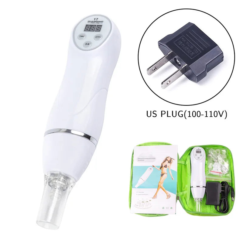 Personal Facial Care Microdermabrasion Diamond Peeling Device Blackhead Removal Skin Peel Diamond Dermabrasion Facial Massage-Health Wisdom™