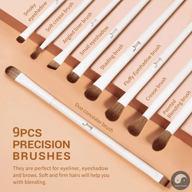 Pink Foundation Brushes Set T497 with 14pcs Makeup brushes T329-Health Wisdom™