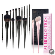 Pink Foundation Brushes Set T497 with 14pcs Makeup brushes T329-Health Wisdom™