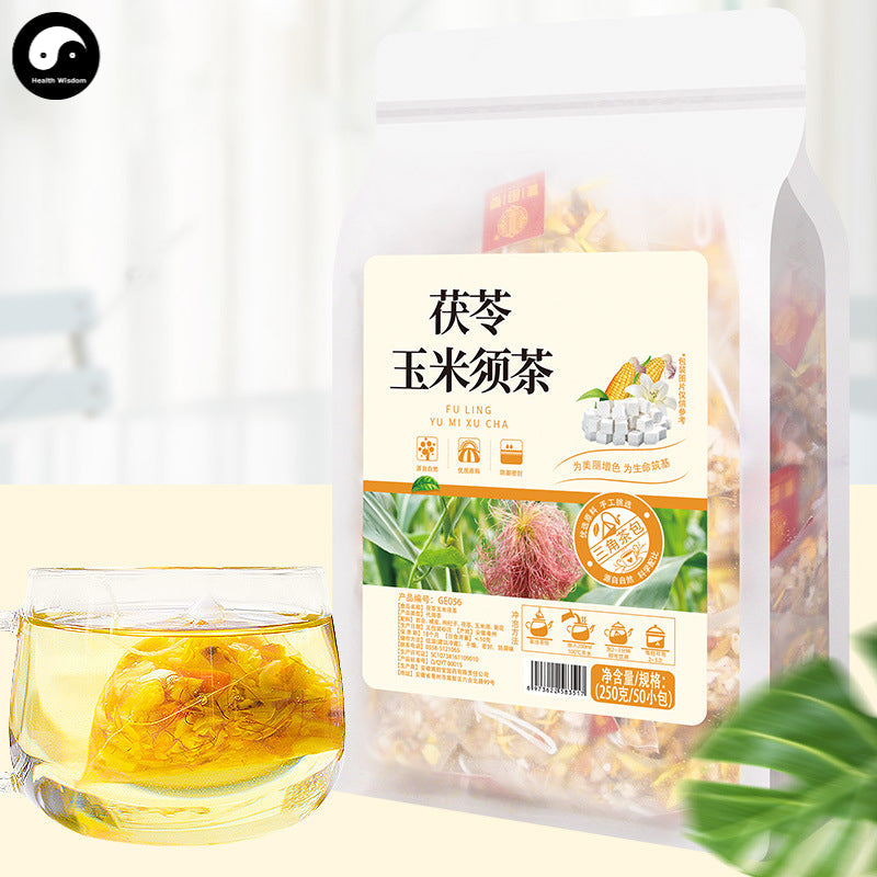 Poria cocos Tuckahoe corn silk tea bag easy drink 50bags-Health Wisdom™