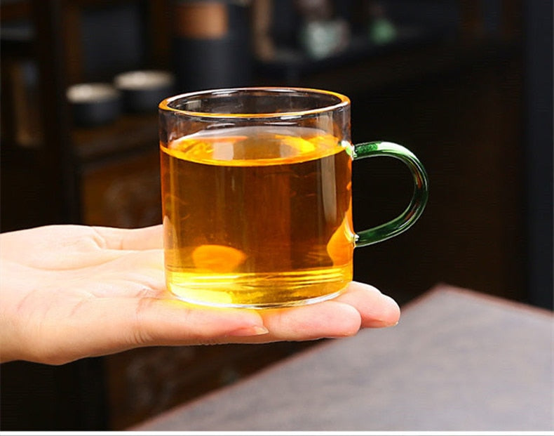 Portable Chinese Gongfu Tea Set Heat Resisting Borosilicate Glass Teapot Tea Tray Teacups Sets A Pot Of Four Cups Gift Bag-Health Wisdom™