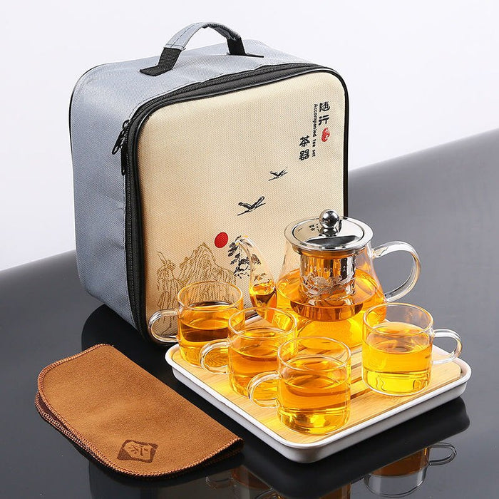 Wholesale Glass Teapot Set Heat Resistant Borosilicate Glass Tea