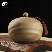 Pottery Ceramic Loose Leaf Tea Storage 500g 茶叶罐-Health Wisdom™
