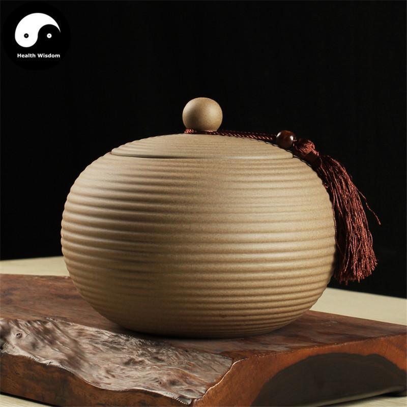 Pottery Ceramic Loose Leaf Tea Storage 500g 茶叶罐-Health Wisdom™