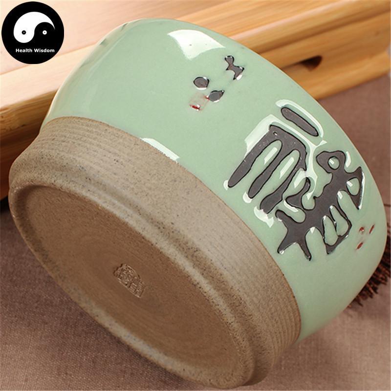 Pottery Loose Leaf Tea Storage 150g 粗陶 茶叶罐 禅-Health Wisdom™