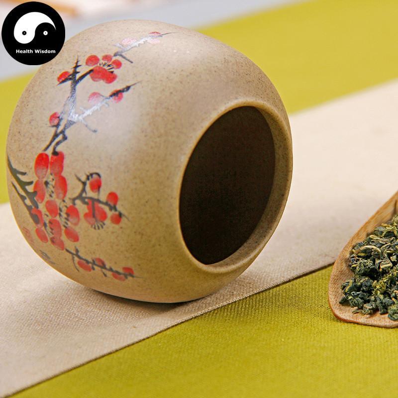Pottery Loose Leaf Tea Storage 50g 茶叶罐 菊-Health Wisdom™