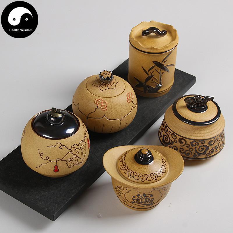 Pottery Loose Leaf Tea Storage 茶叶罐-Health Wisdom™