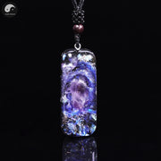 Powerful Orgone Pendant With Amethyst Energy Healing Necklace Amulet Jewelry Orgonite For Protection Balance Positive Energy-Health Wisdom™