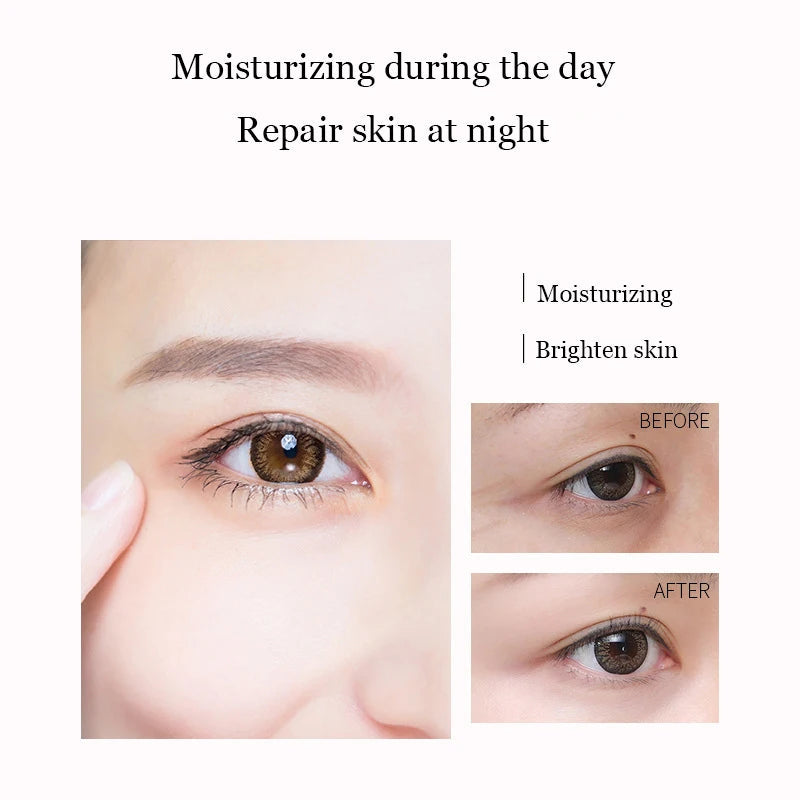 Premium Total Collagen Eye Essence Anti Aging Elastin Hyaluronic Acid Day & Night 2 IN 1 Moisturizing Eye Cream for Men & Women-Health Wisdom™