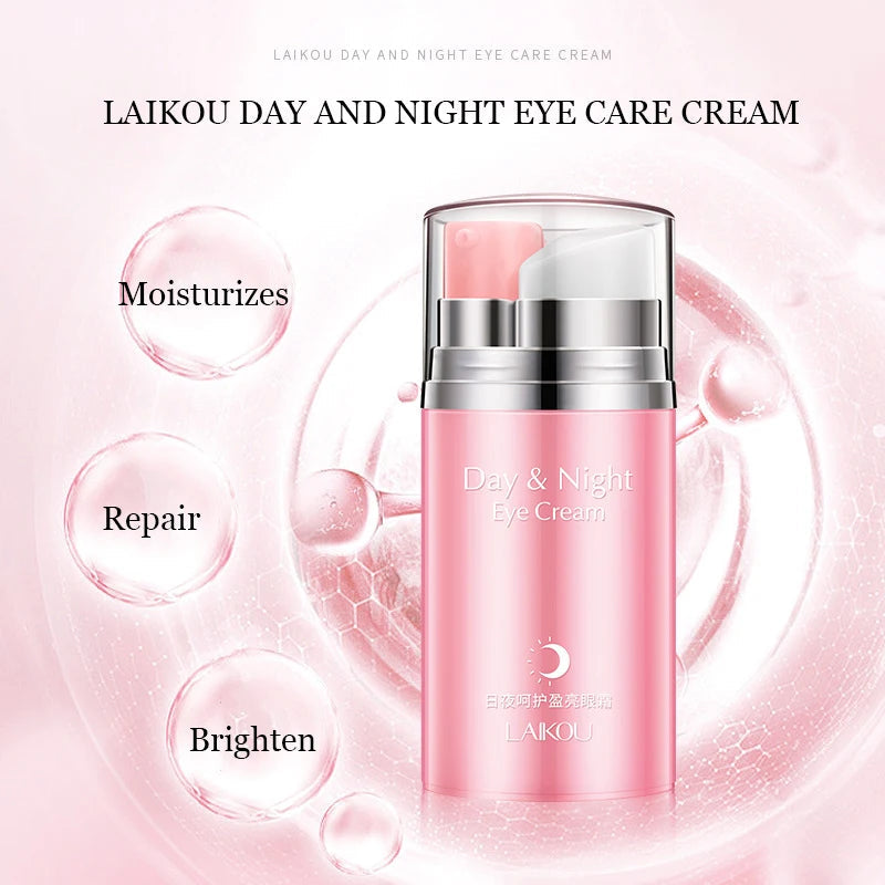 Premium Total Collagen Eye Essence Anti Aging Elastin Hyaluronic Acid Day & Night 2 IN 1 Moisturizing Eye Cream for Men & Women-Health Wisdom™