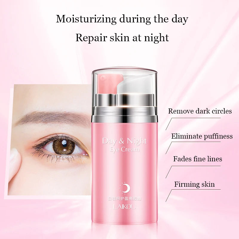 Premium Total Collagen Eye Essence Anti Aging Elastin Hyaluronic Acid Day & Night 2 IN 1 Moisturizing Eye Cream for Men & Women-Health Wisdom™