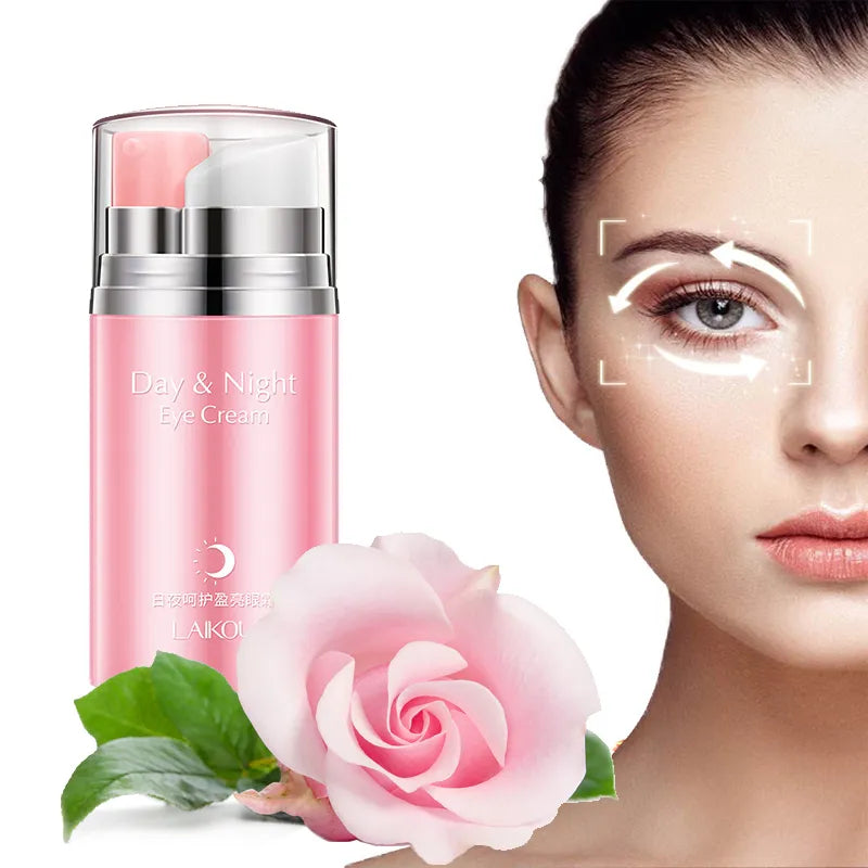 Premium Total Collagen Eye Essence Anti Aging Elastin Hyaluronic Acid Day & Night 2 IN 1 Moisturizing Eye Cream for Men & Women-Health Wisdom™