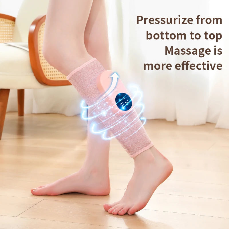 Presotherapy Calf Leg Massager with Large Area Heat Compression Foot Muscle Shiatsu Massage Physiotherapy Machine Wireless-Health Wisdom™