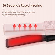 Professional Hair Straightener Ceramic Flat Iron 2 In 1 Cordless Hair Straightener And Curler Rechargeable Wireless Straightene-Health Wisdom™