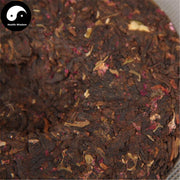 Pu erh Cake Tea 100g,Rose Flower Ripe Puer-Health Wisdom™