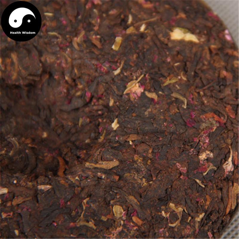 Pu erh Cake Tea 100g,Rose Flower Ripe Puer-Health Wisdom™