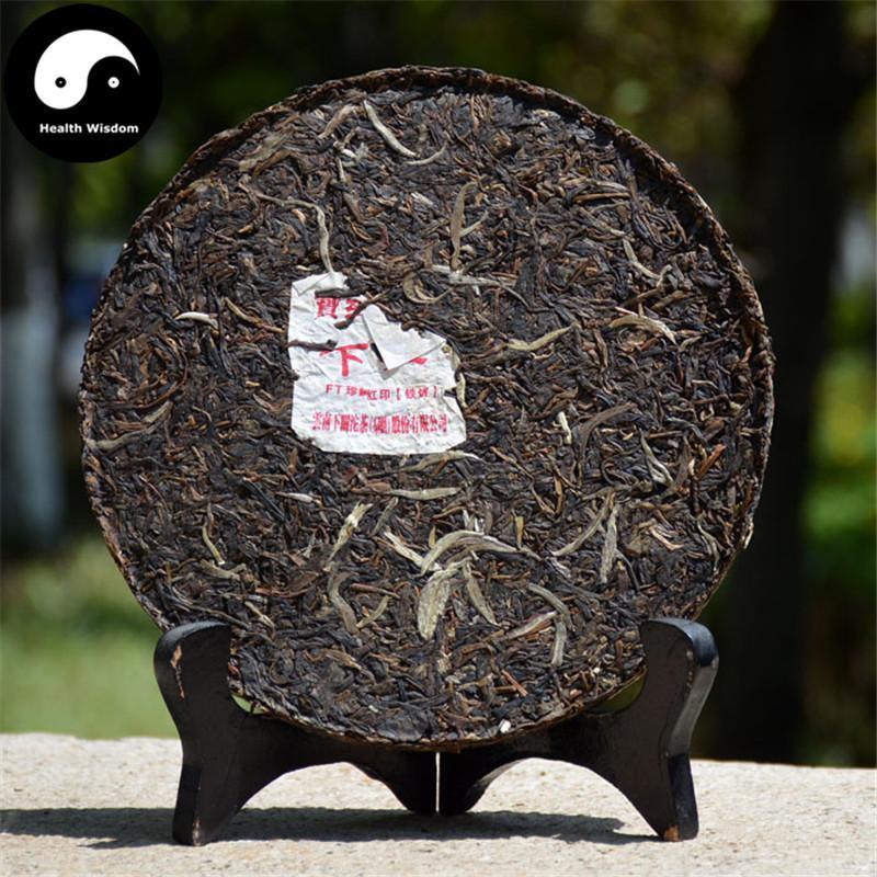 Pu erh Cake Tea 357g,Xia Guan Aged Raw Puer 下关FT红印-Health Wisdom™