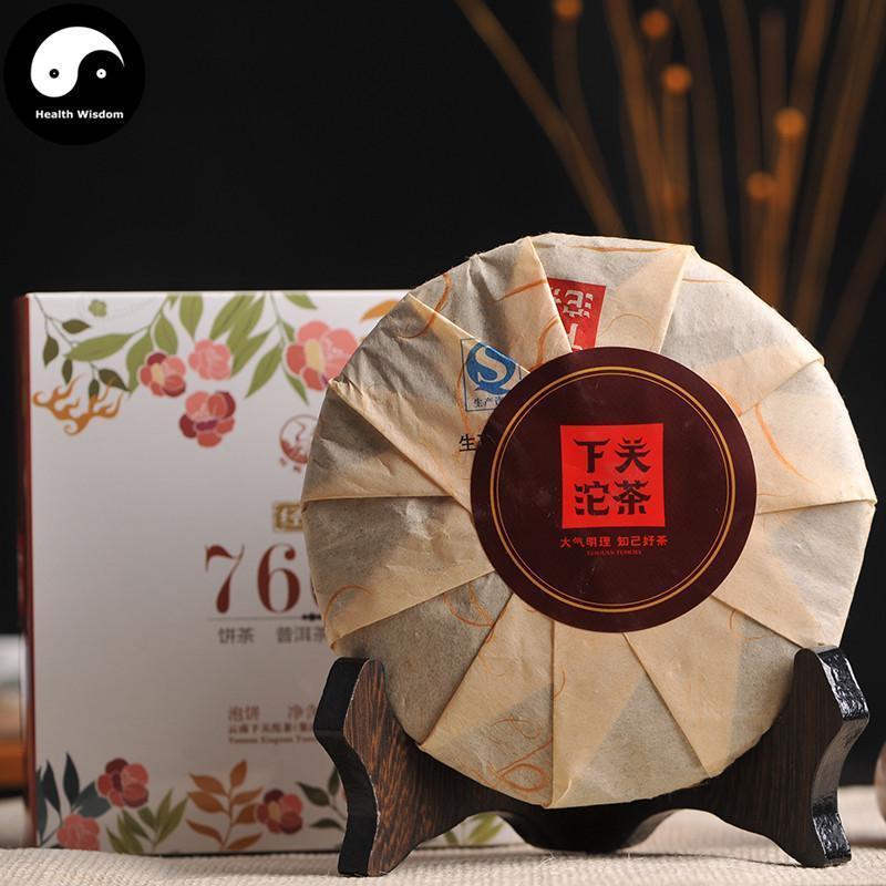 Pu erh Cake Tea 357g,Xia Guan Aged Ripe Puer 下关7663-Health Wisdom™