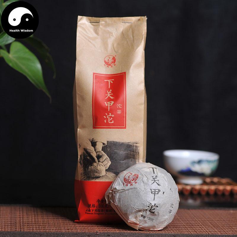 Pu erh Tea 100g,Xia Guan Aged Raw Tuo Puer Cha 下关沱茶-Health Wisdom™