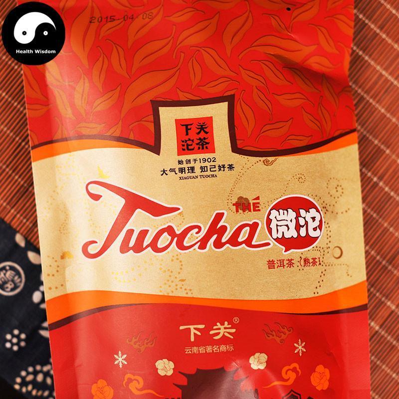 Pu erh Tea 200g,Xia Guan Ripe Tuo Puer Cha 下关沱茶2015-Health Wisdom™
