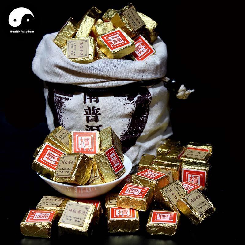 Pu erh Tea Ripe Brick Puer,Aged 2003-Health Wisdom™