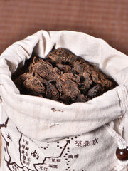 Pu'er Tea 普洱熟茶 Pu erh Tea 500g Yunnan Loose Ripe Shu Rice Pu Er Cha-Health Wisdom™