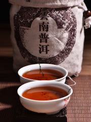 Pu'er Tea 普洱熟茶 Pu erh Tea 500g Yunnan Loose Ripe Shu Rice Pu Er Cha-Health Wisdom™