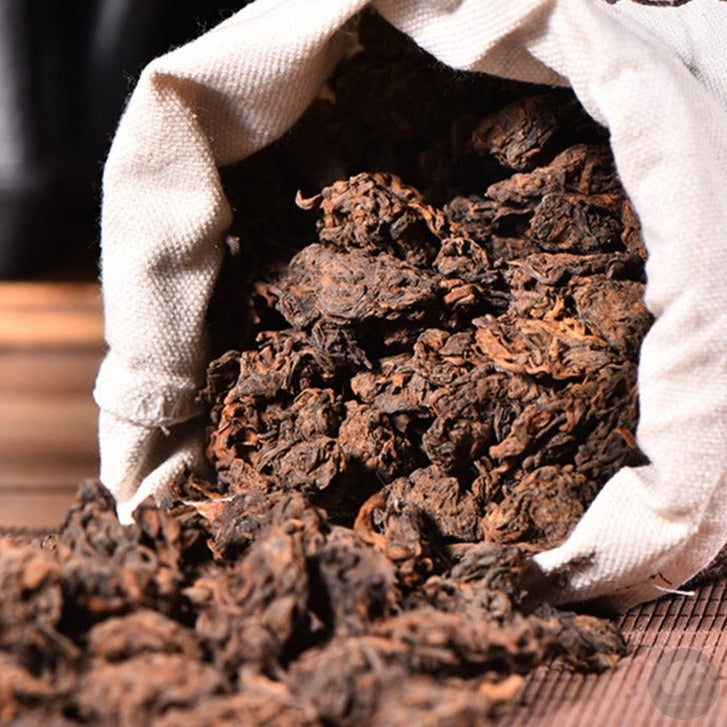 Pu'er Tea 普洱熟茶 Pu erh Tea 500g Yunnan Loose Ripe Shu Rice Pu Er Cha-Health Wisdom™
