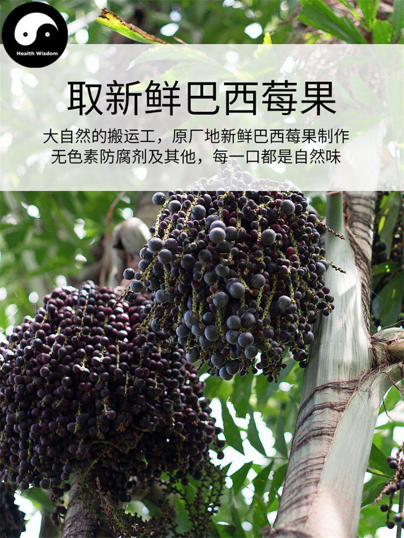 Pure Fruit Brazilian Acai Berry Powder Food Grade Euterpe Oleracea Powder For Home DIY Drink Cake Juice-Health Wisdom™