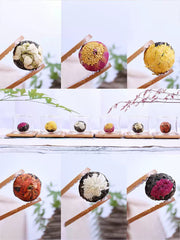 Raw Puer Flower Tea Yunnan Pu Erh Dried Flowers Dragon Ball Tea Rose Lily Chrysanthemum Jasminum Peony-Health Wisdom™