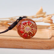 Red Coral Necklace Orgone Reiki Quartz Sacral Chakra Crystals Energy Orgonite Pendant Goldstone For Protection Amulet Jewelry-Health Wisdom™