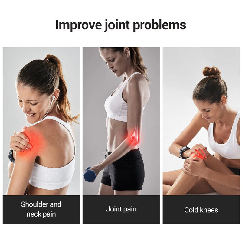 Red Light Therapy Knee Protect Pads Pain 660nm 850nm Heat Physiotherapy Foot Shoulder Elbow Joint Arthritis Pain Rehabilitation-Health Wisdom™