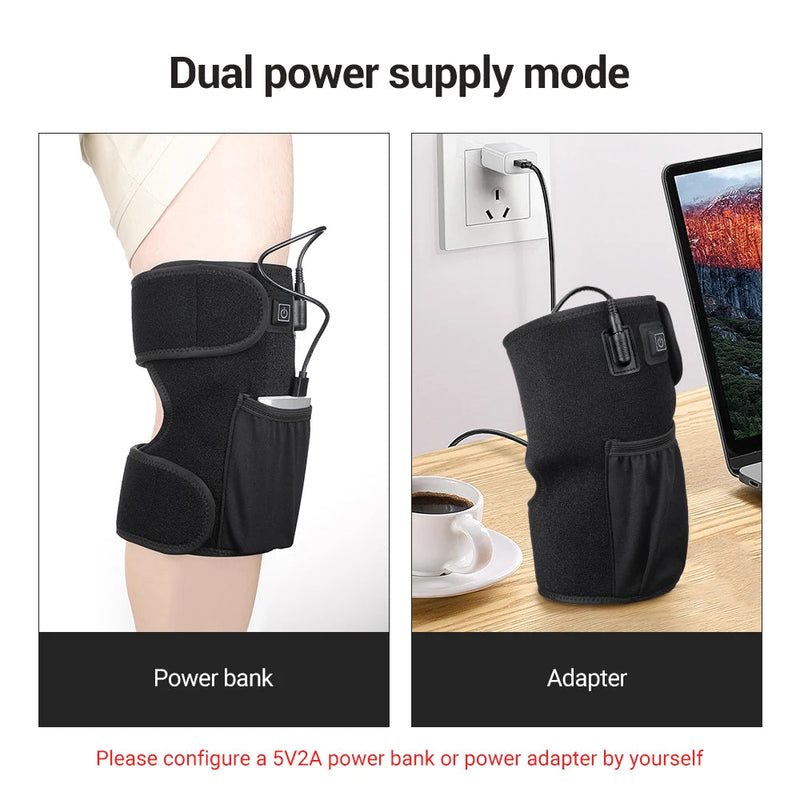 Red Light Therapy Knee Protect Pads Pain 660nm 850nm Heat Physiotherapy Foot Shoulder Elbow Joint Arthritis Pain Rehabilitation-Health Wisdom™